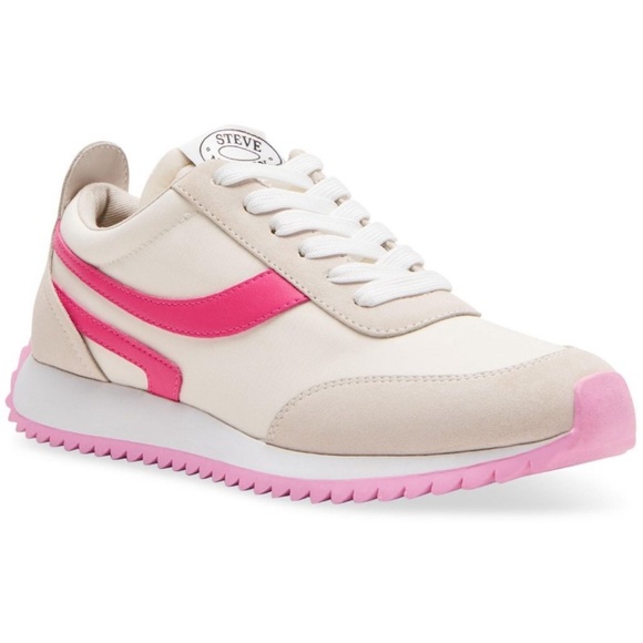 Steve Madden Shoes - beautiful beige and pink women's sneakers